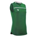 Thallium Shirt Woman SL GRN/WHT 5XL Teknisk armløs volleyballdrakt for dame