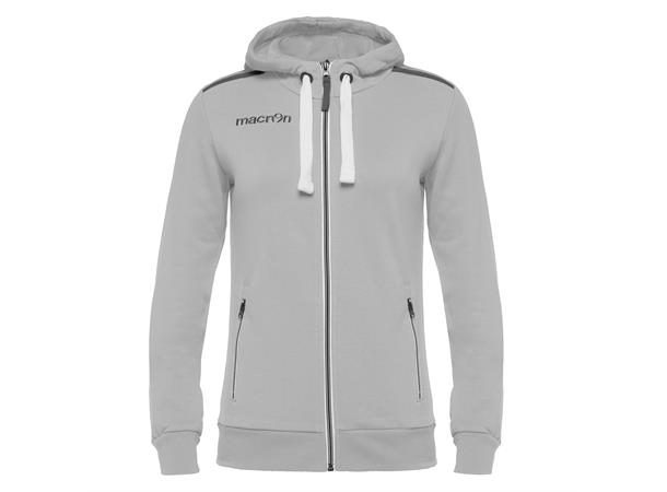 Grime Full Zip Hooded Dame GREY M Hettejakke i bomullsmiks 