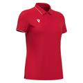 Melody polo RED/WHT XS Poloskjorte - Dame