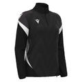 Leona Training 1/4 Zip Top W BLK/WHT XXS Teknisk treningsgenser til dame