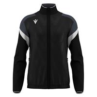 ODIN full zip top BLK/WHT L Jakke med kontrastdetaljer