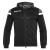 Eadesy Hoody Full Zip Top BLK/WHT 3XL Overtrekksjakke 